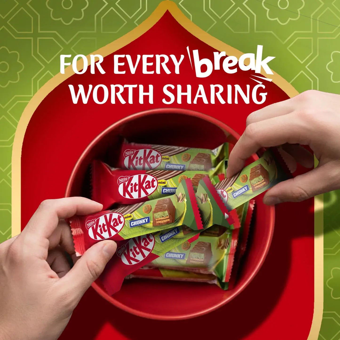 Mini KitKat Chunky Pistachio Kunafa