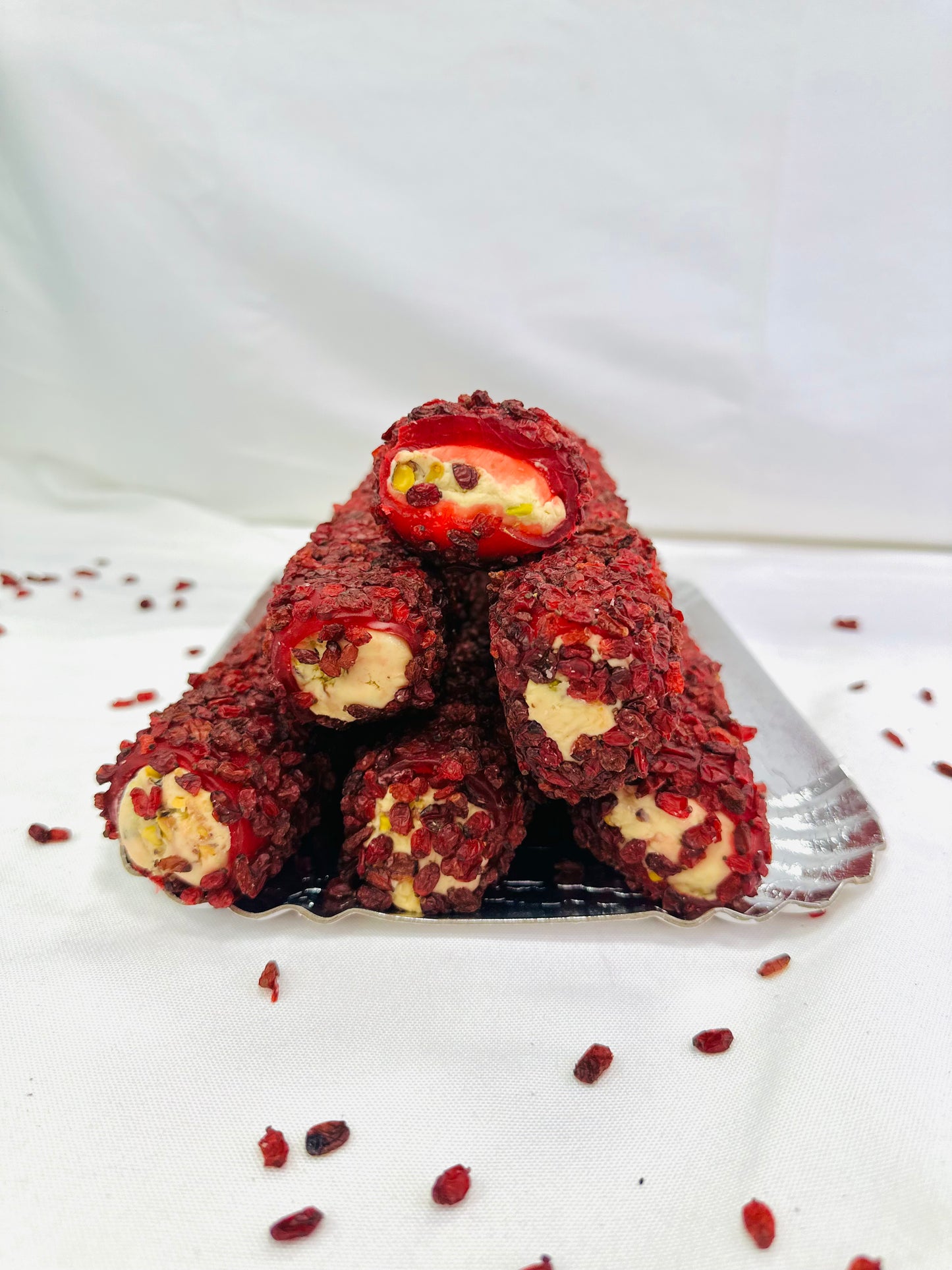 Barberry Pistachio Cream Turkish Delight