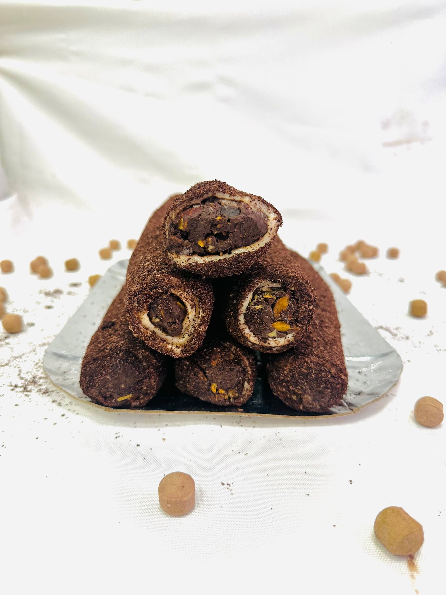 Chocolate Cream Almond Turkish Delight
