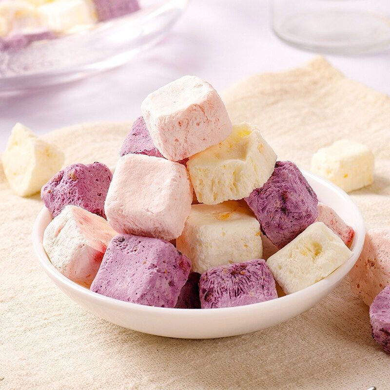 Freeze Dried Yogurt Cubes