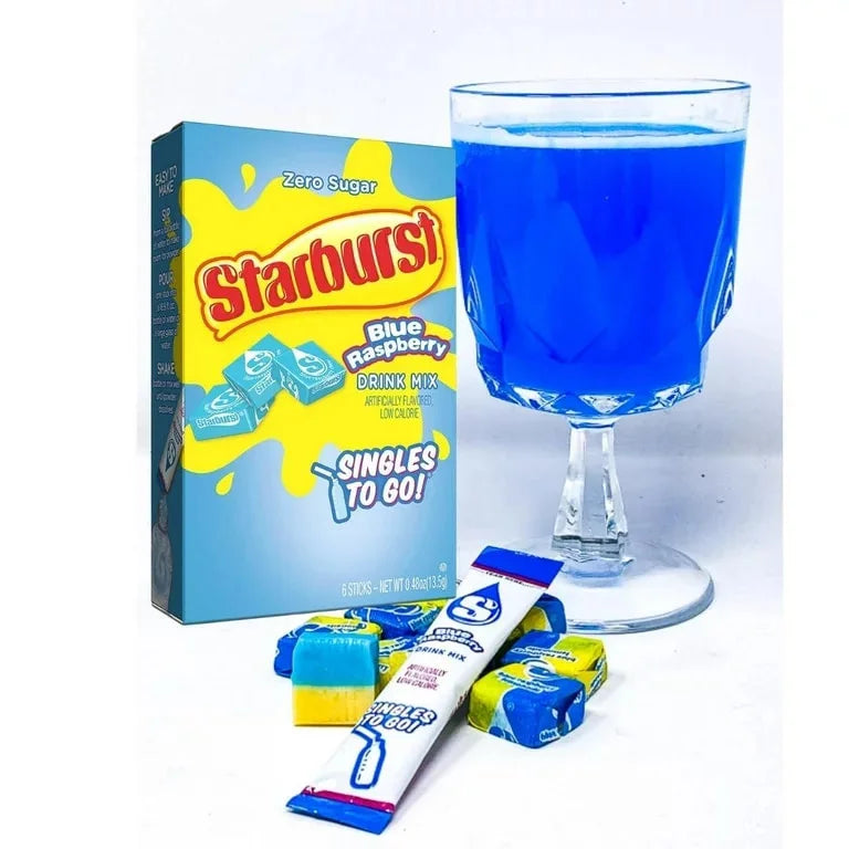 Starburst Blue Raspberry Drink Mix (1 Sachet)