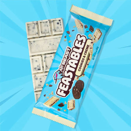 Mr Beast Feastables Cookies & Creme Bar