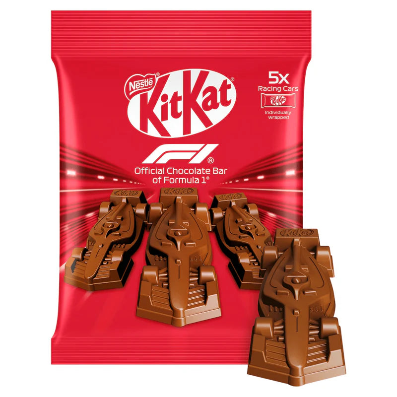 KitKat F1 Chocolate Car Figure 5 Pack Multipack 55g