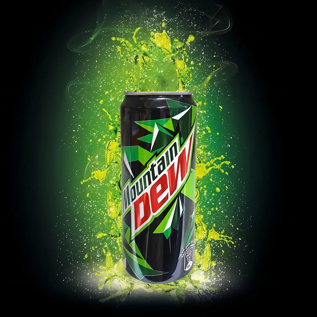 Mountain Dew Can 330 ml (2 per order)