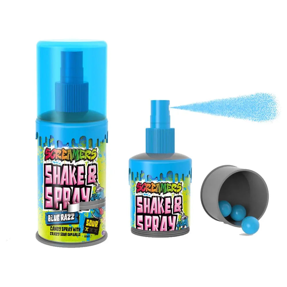 Screamers Blue Raspberry Shake & Spray