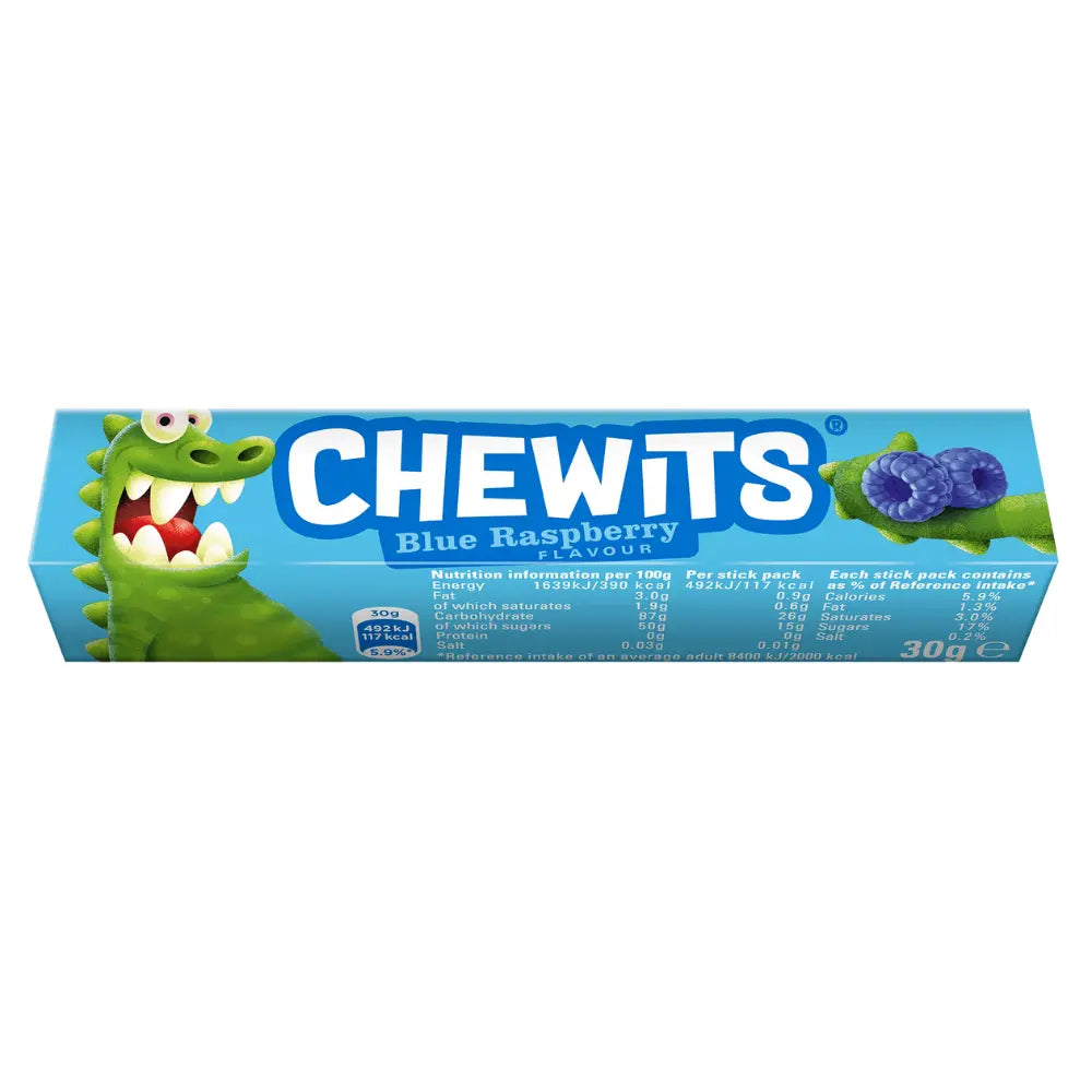 Chewits Blue Raspberry Flavour Stick Pack