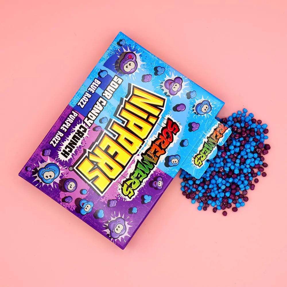 Nippers Blue & Purple Razz Box 140g