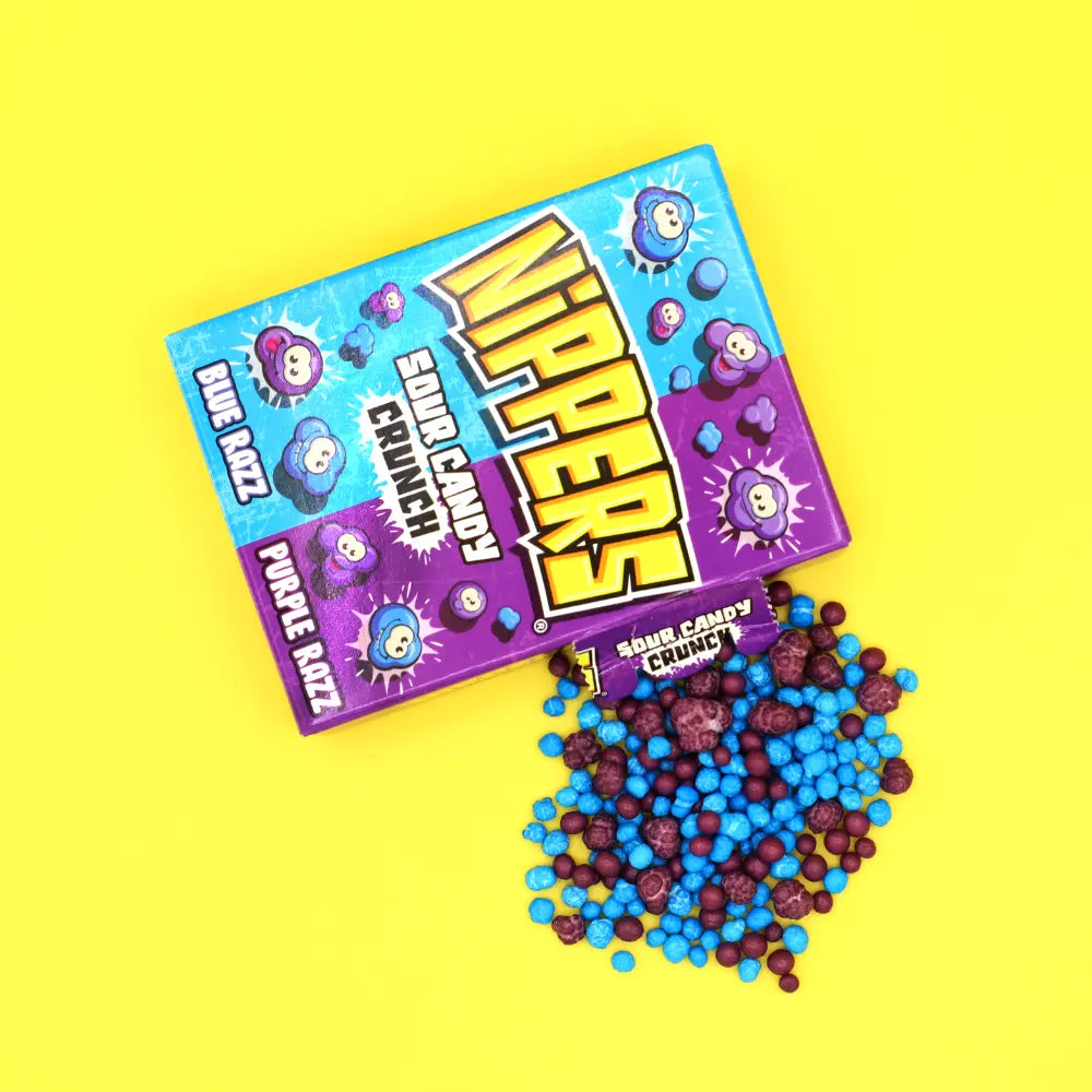 Nippers Blue & Purple Razz Box 50g
