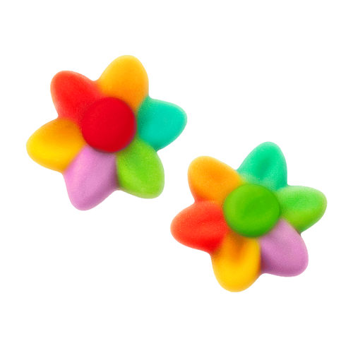 Jelly Rainbow Flowers Gummy