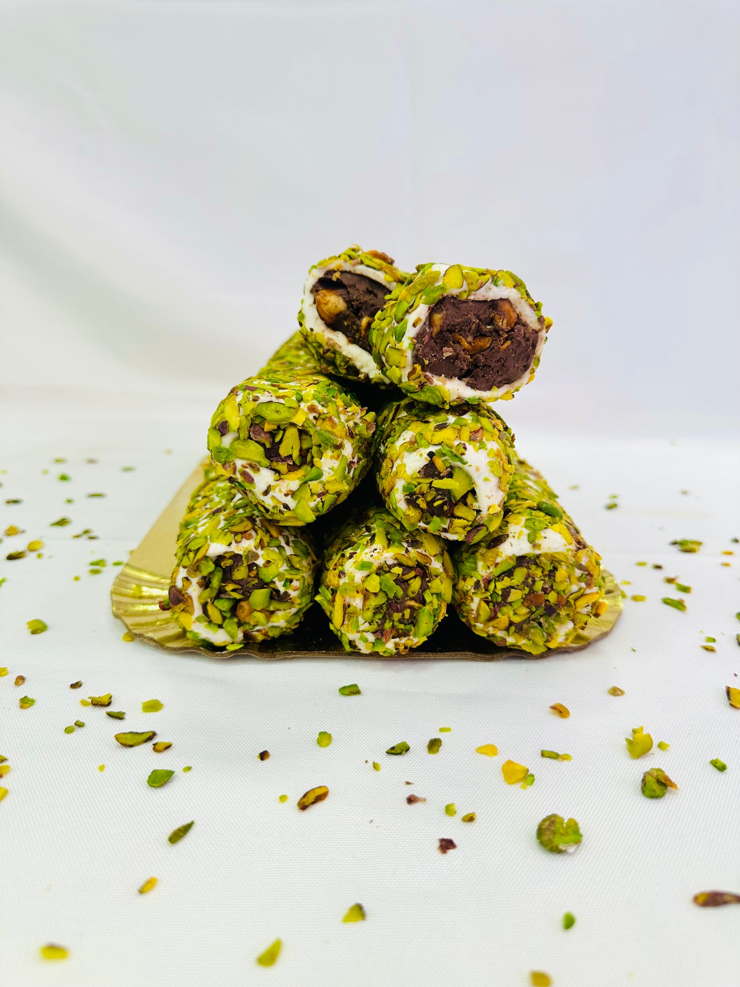 Brownie Pistachio Turkish Delight