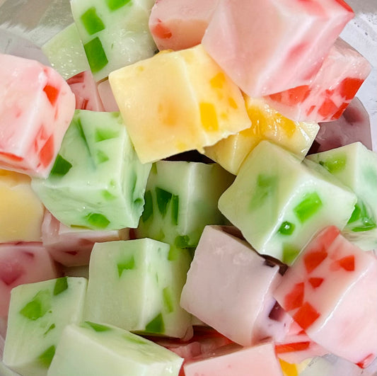 Yogurt Cubes with Fruit Jelly Gummy