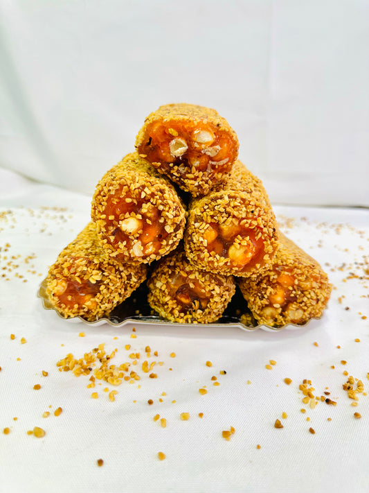 Orange Hazelnut & Nuts Turkish Delight