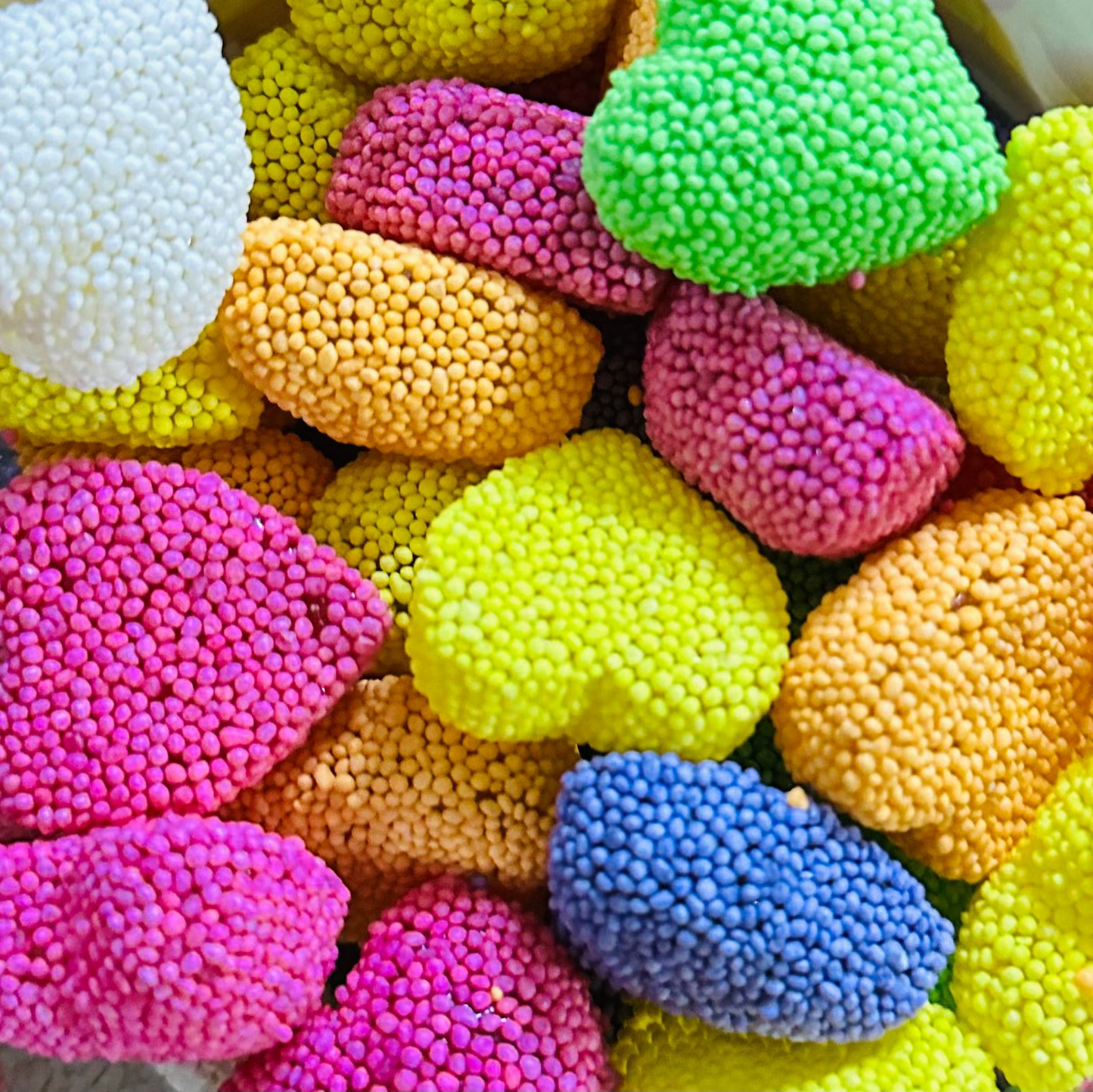 Rainbow Heart Pearl Gummy
