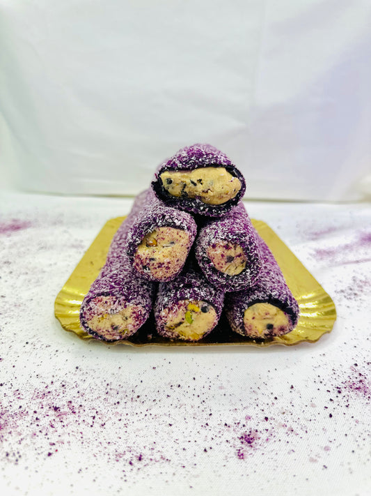 Blackberry Coconut Pistachio Choco Chip Turkish Delight