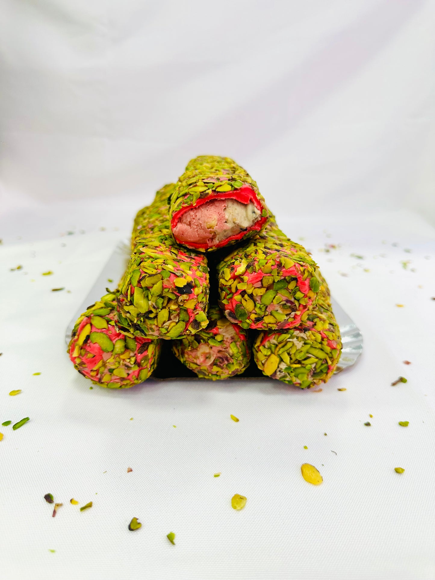 Strawberry Cream Pistachio Turkish Delight