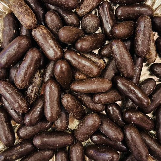 Dark Chocolate Covered Orange Pralines