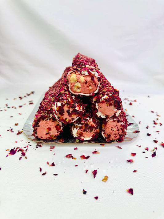 Blackberry Cream Hazelnut Rose Petals Turkish Delight