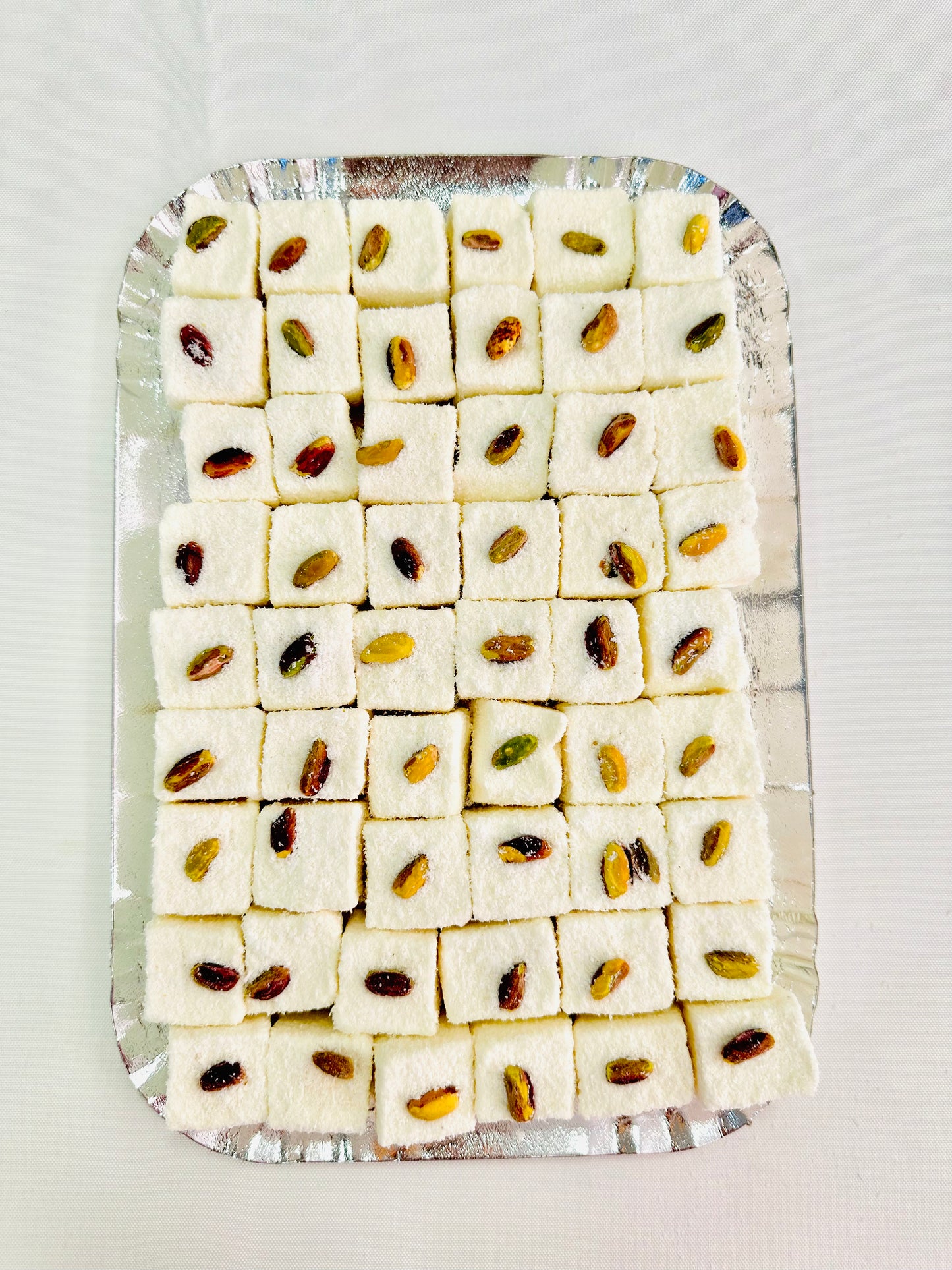 Coconut Pistachio Turkish Delight Cube