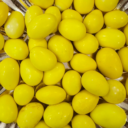 Yellow Almond Chocolate Pralines