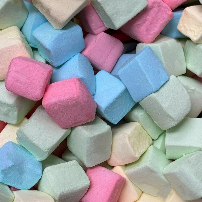 Multi Colour Cube Marshmallow
