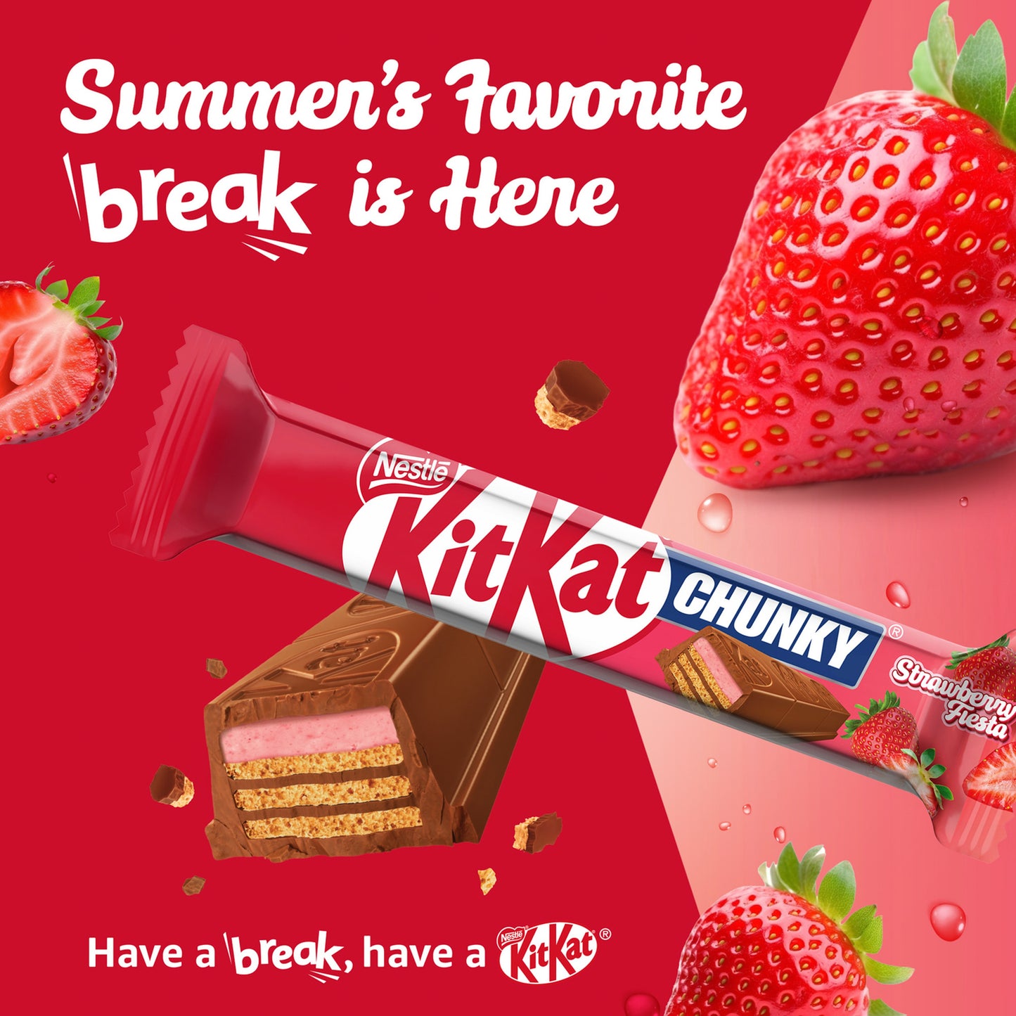 KitKat Chunky Strawberry Fiesta