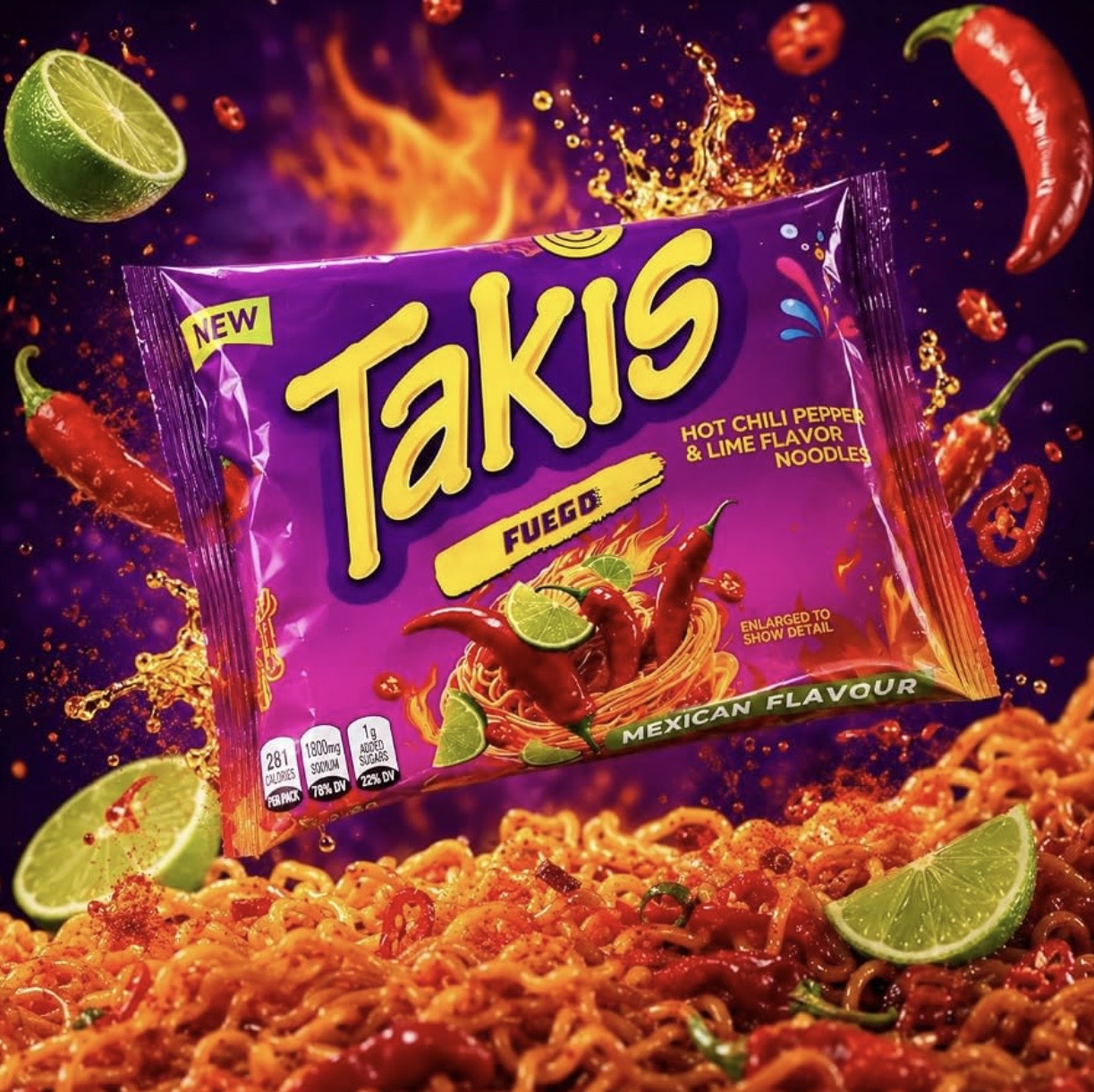 Takis Fuego Instant Noodles