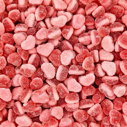 Fizzy Strawberry Hearts Gummy