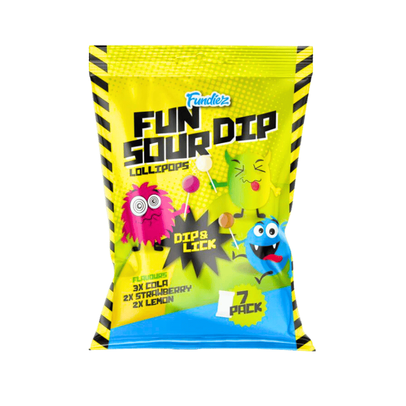 Sour Dip Lollipops (7 pack)