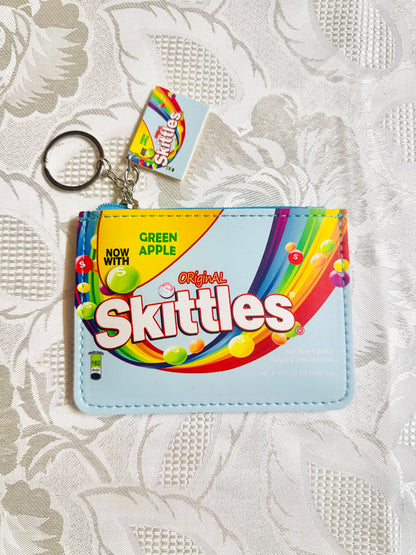 Skittles Purse and Keychain
