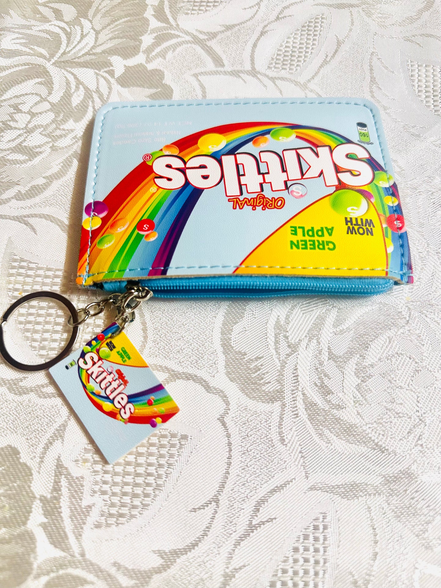 Skittles Purse and Keychain