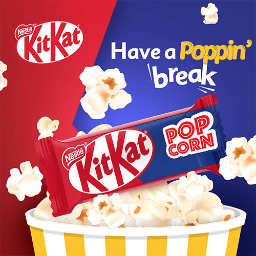 Miniatures KitKat Popcorn