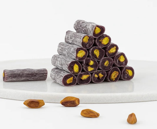 Blackberry Pistachio Turkish Delight Finger