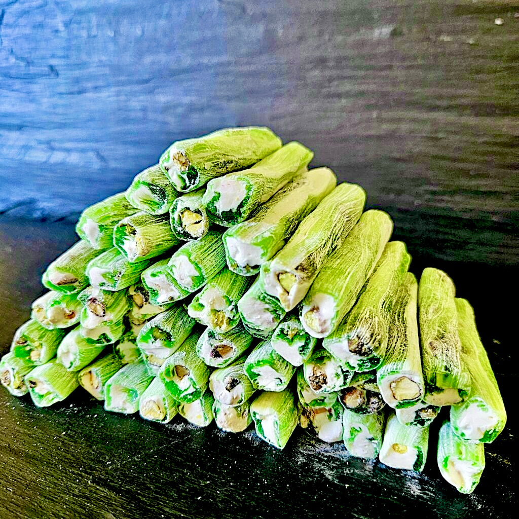 Kiwi Pistachio Turkish Delight Finger
