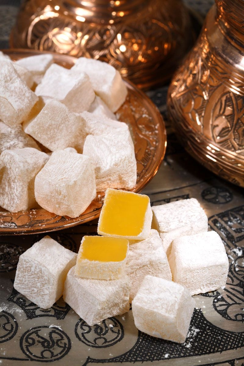 Lemon Turkish Delights Cubes