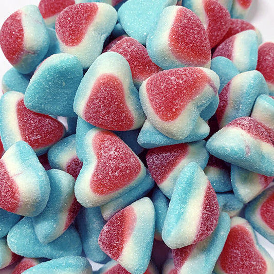 3D Red & Blue Hearts Gummy