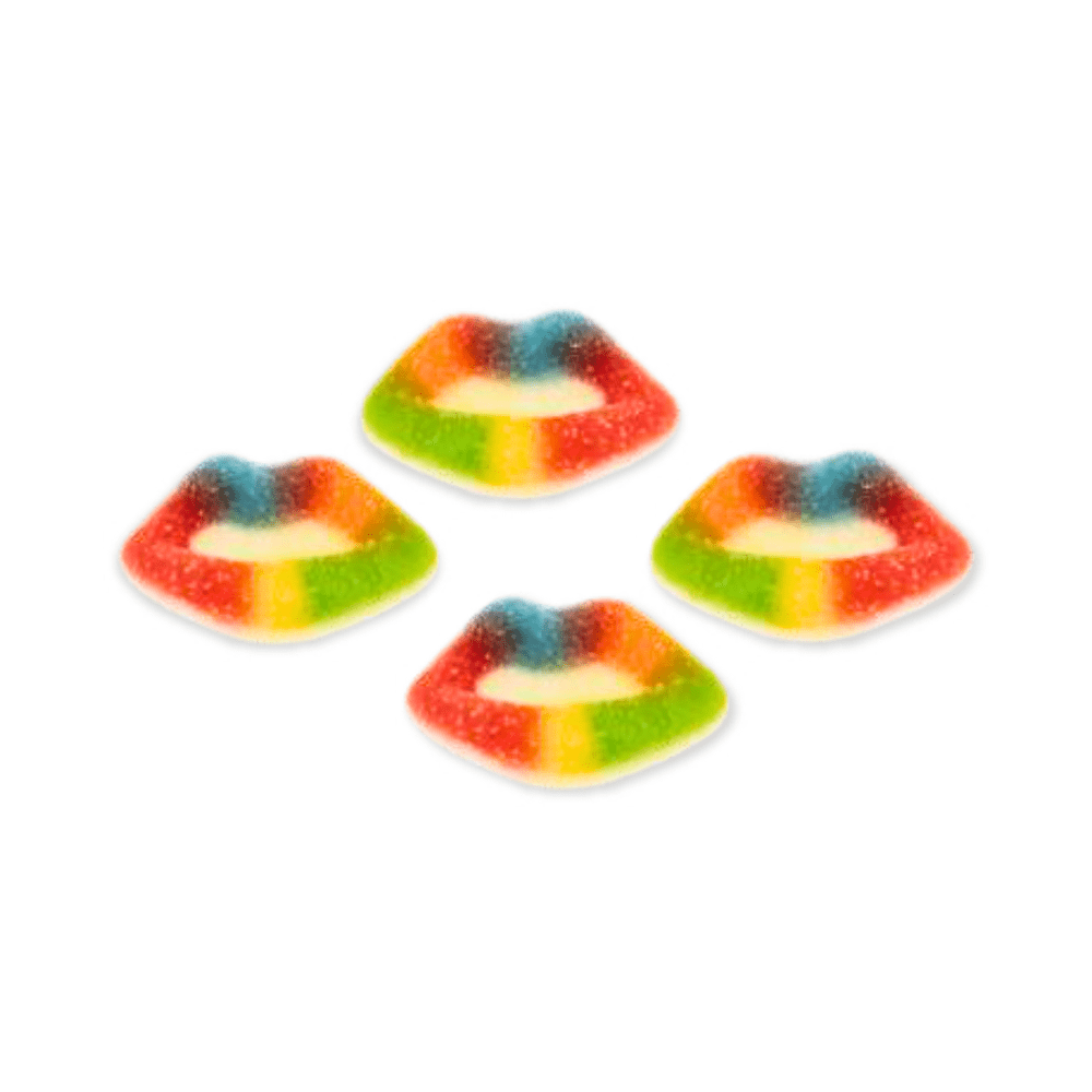 Fizzy Rainbow Lips Gummy