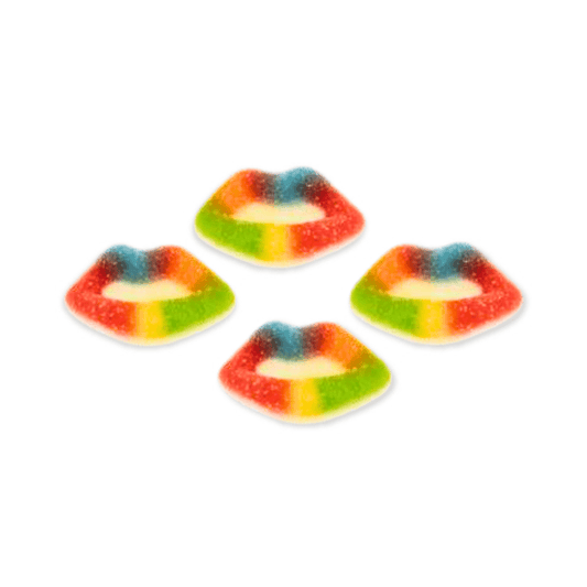 Fizzy Rainbow Lips Gummy