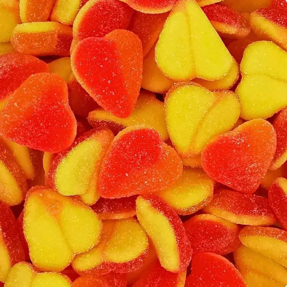 Fizzy Peach Hearts Gummy