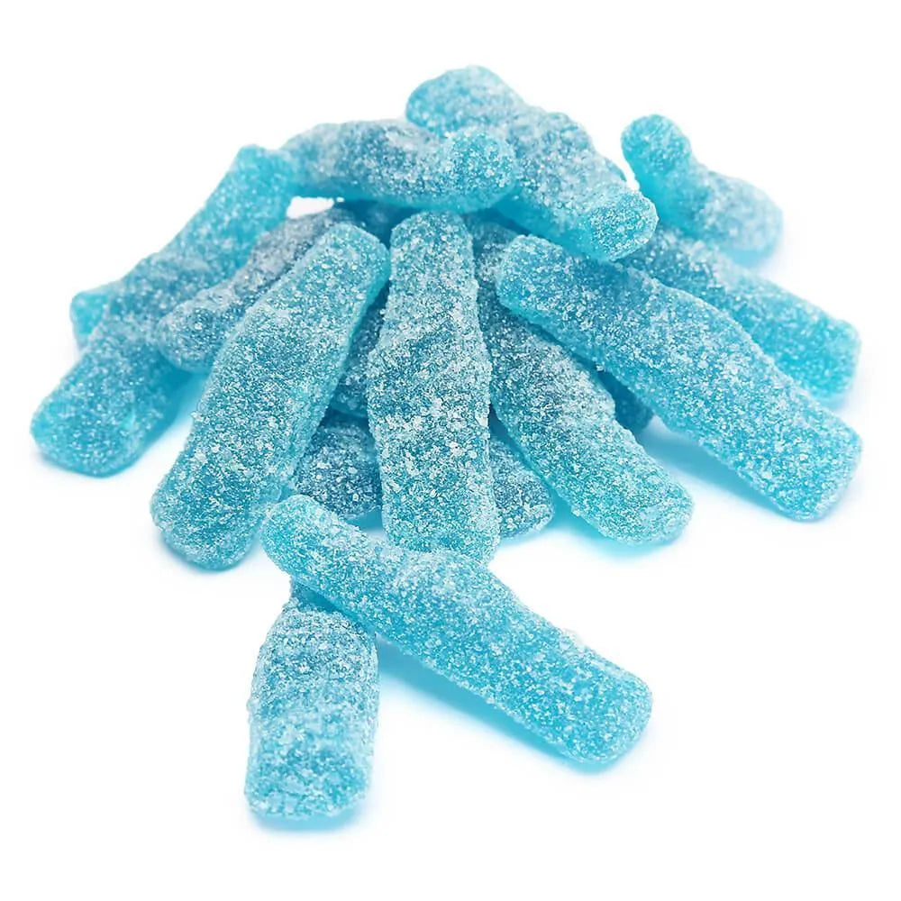 Fizzy Blue Raspberry Bottles Gummy