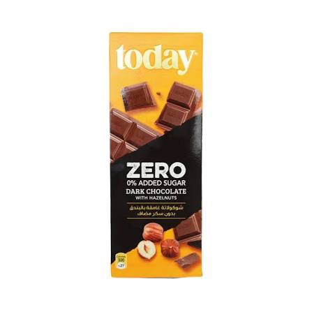 Zero 0% Added Sugar Milk Chocolate with Hazelnut