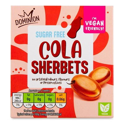 Sugar Free Cola Sherbets Candy