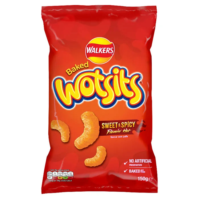 Walkers Wotsits Sweet & Spicy Flaming Hot 16g